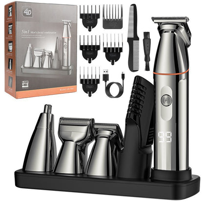 SleekLab Pro 5-in-1 Smart Grooming Kit (with LCD Display)